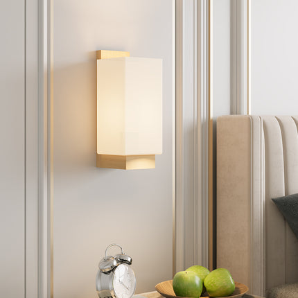 Elegant Wall Lamp with Glass Shade