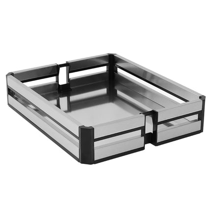 Larder Pull Out Wide Plate Basket Kitchen Cabinet Cupboard, Width 35CM
