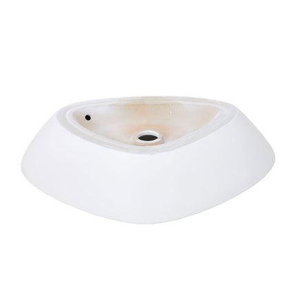 Ceramic Countertop Washbasin with Waste Kit