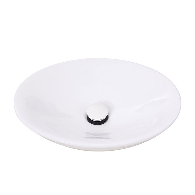 Ceramic Countertop Washbasin with Waste Kit