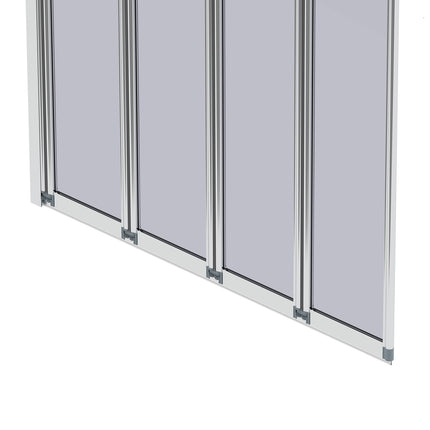Bath Shower Screen with 4 Folding Panels