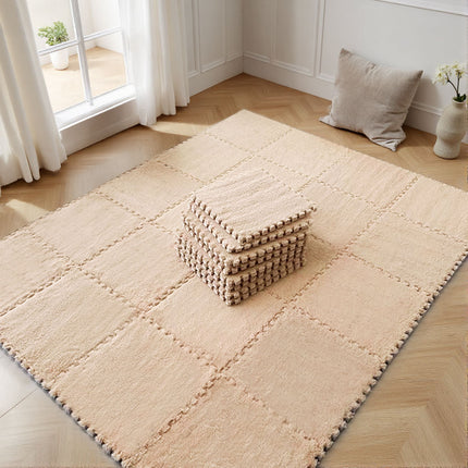 12PCS Plush Interlocking Foam Play Mats