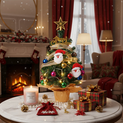 Mini Christmas Tree with Lights