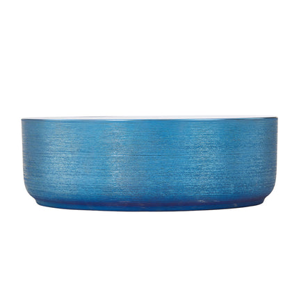 Round Ceramic Countertop Washbasin Vessel Sink