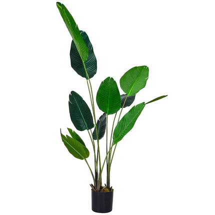180cm Tall Artificial Banana Leaf Tree Faux Large Plants in Pot