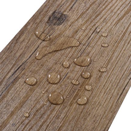 Rustic Lifelike Wood Grain Self-adhesive PVC Flooring 36Pcs