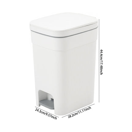 Slim Rubbish Bin with Soft Close Lid