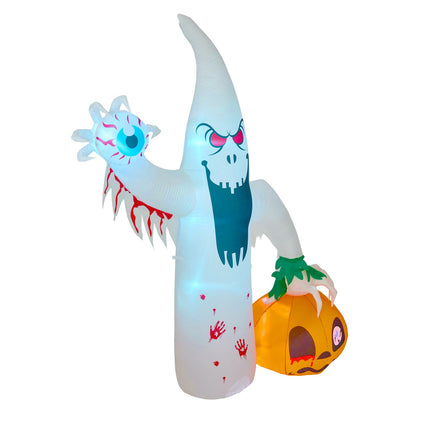 8FT Blow-Up Halloween Inflatable Decoration with Built-in LED Lights
