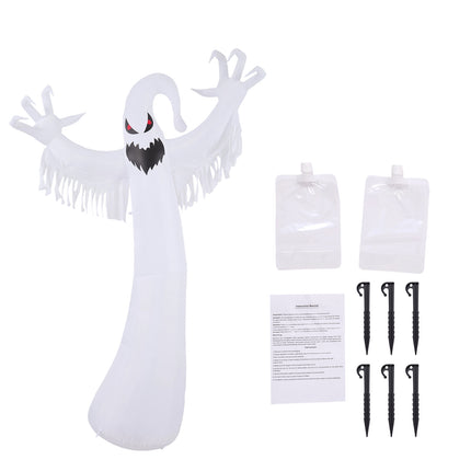 9FT Halloween Inflatable Ghost Decoration with LED Lights