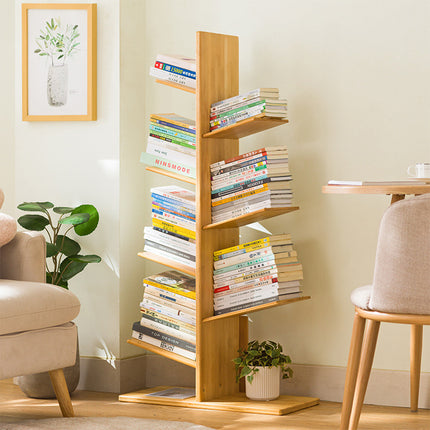 7-Tier Wooden Tree Bookshelf