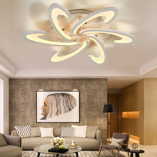 White 73cm Special Design LED Ceiling Light, Dimmable Light