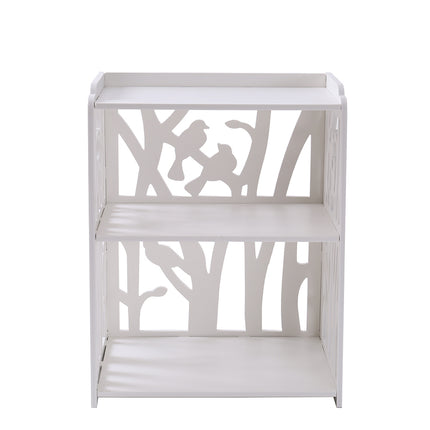 Modern Small White Bedside Table