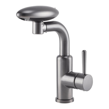 G1/2 Pull-out Sprayer Retractable Kitchen Faucet with 4 Modes