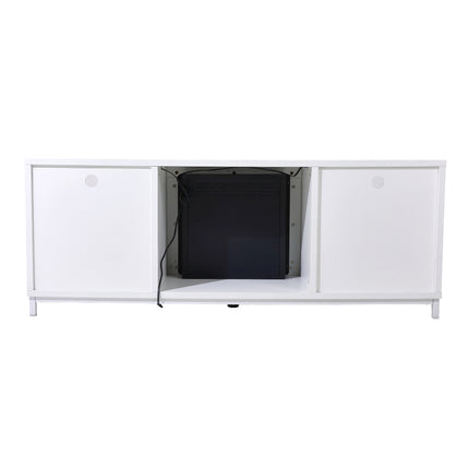 Freestanding TV Stand Entertainment Center with 18" Fireplace
