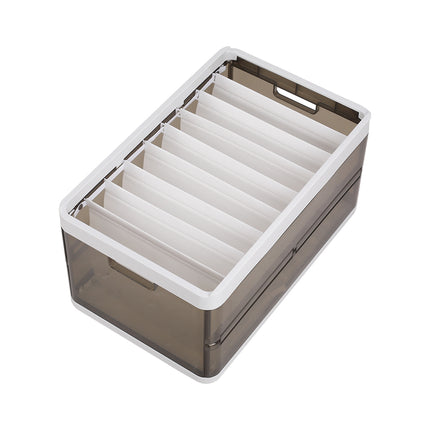 Folding Clothes Organiser Wardrobe Drawer Storage Box with Dividers