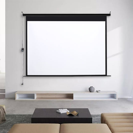 153cm L x 105cm W Manual Pull Down Retractable Projector Screen