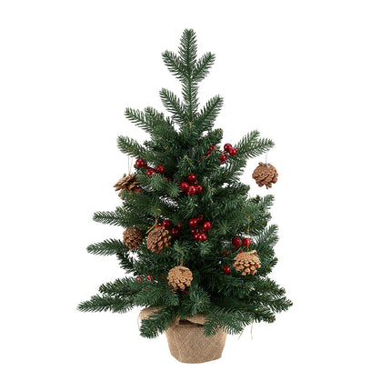 60.5CM Mini Christmas Tree with Lights