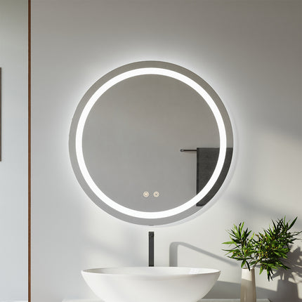 Wall Mounted Round LED Bathroom Mirror