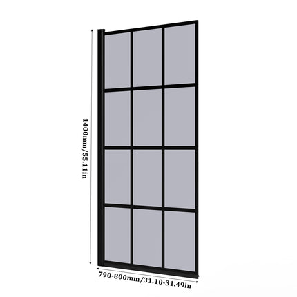 4mm Thickness Tempered Glass Shower Screen