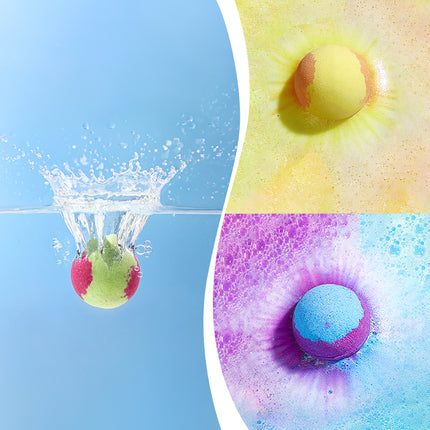 24Pcs DIY Three-layered Bath Bombs