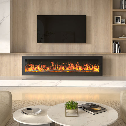 60 Inch Wall Mount Freestanding Electric Fireplace