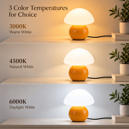 E27 Mushroom-Shaped Adjustable Table Lamp Night Light