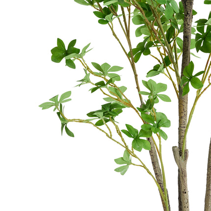 Artificial Enkianthus Tree Potted Plant Home Decoration