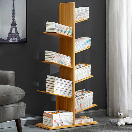 7-Tier Wooden Tree Bookshelf