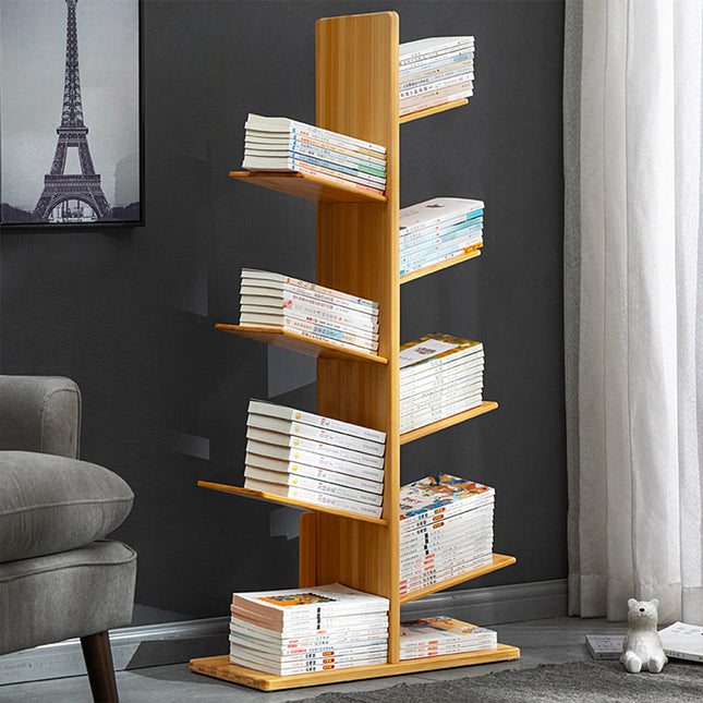 7-Tier Wooden Tree Bookshelf