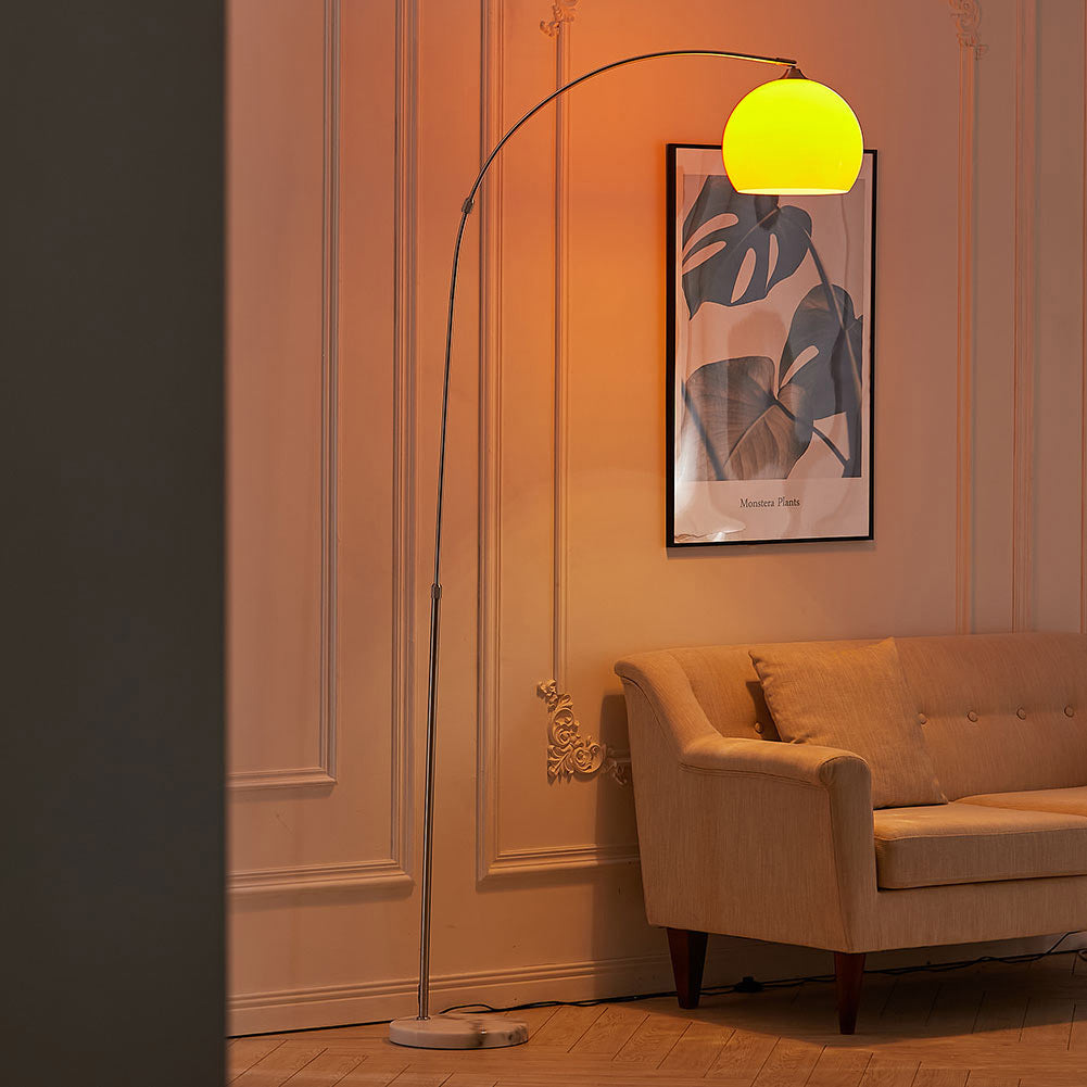 Tall curved lamp discount