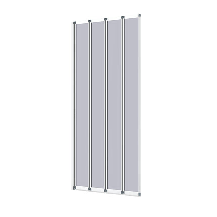 Bath Shower Screen with 4 Folding Panels