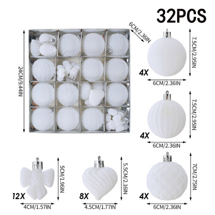 32-Piece Christmas Ornaments for Christmas Tree Decorations