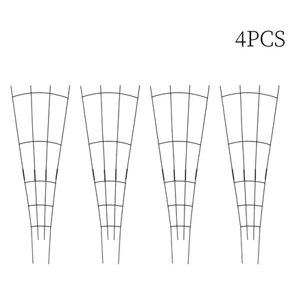 4-Pack Outdoor Metal Trellis Set for Climbing Plants