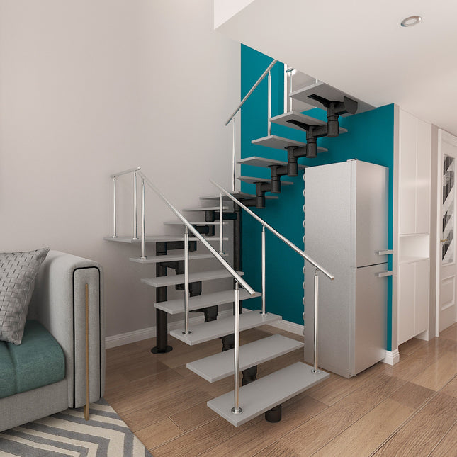 180CM Handrail Stainless Steel Balustrade, With 2 Crossbars