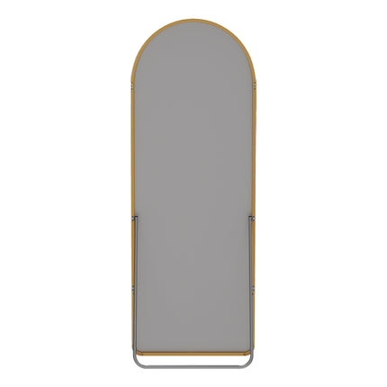 Modern Arched Metal Full Length Floor Mirror