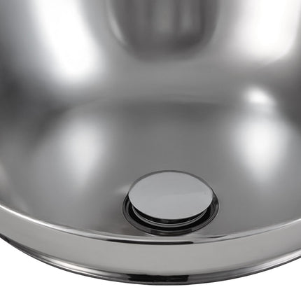 Round Ceramic Countertop Washbasin Vessel Sink