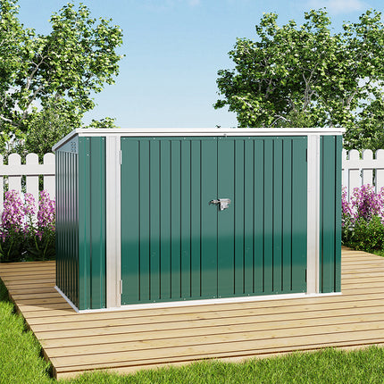 Heavy Duty Steel Bicycle Storage Shed 210 x 105 x 130cm