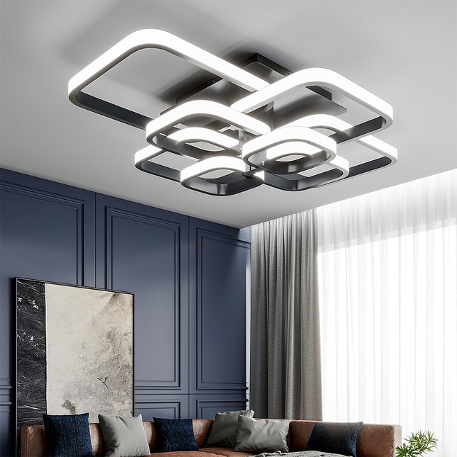 Contemporary LED Energy-efficient Semi Flush Ceiling Light