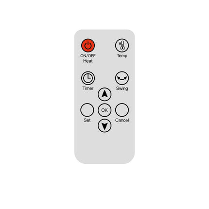 Wall Mounted Electric Heater with Remote Control