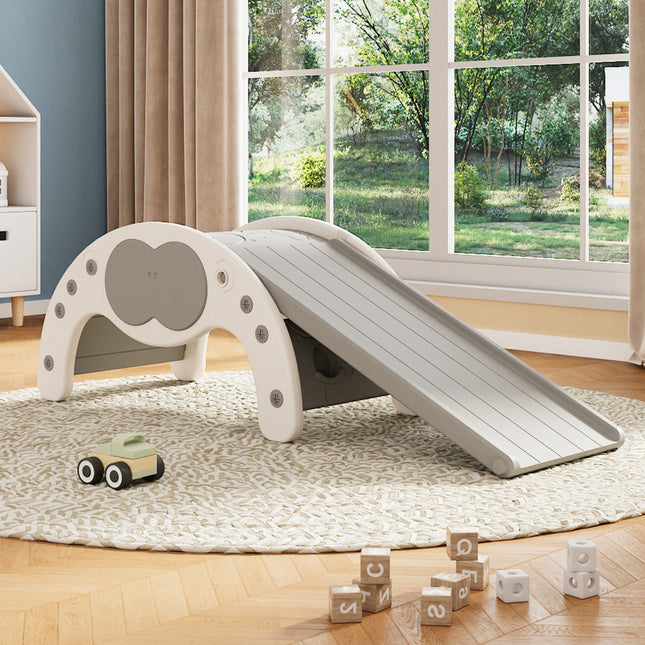 Indoor Climbing Frame Set with One Dual-Sided Slide