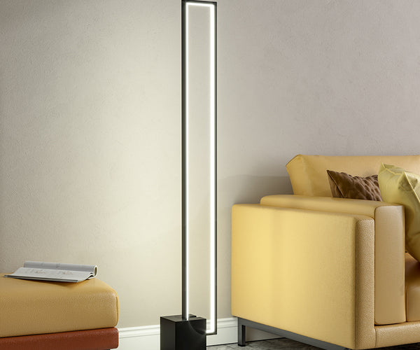 Rectangular LED Living Room Floor Lamp