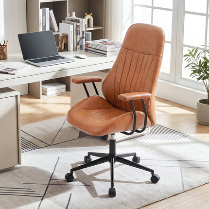 Mid-Century Modern Office Chair with Casters