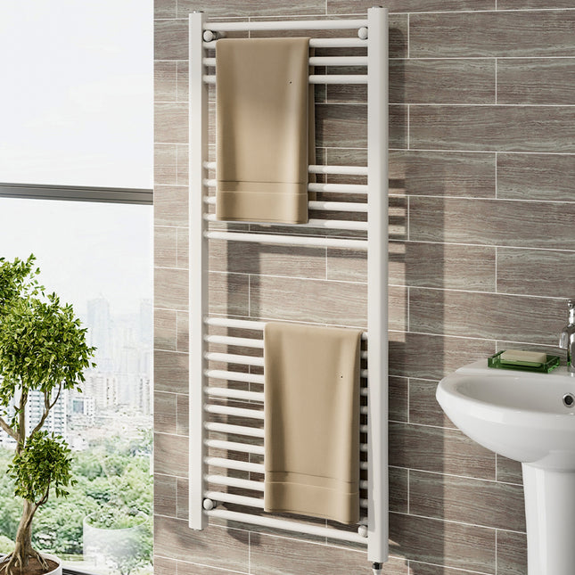 120x50cm Designer Flat Heated Electric Towel Warmer,White