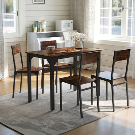 5-Piece Dining Table and Chairs Set