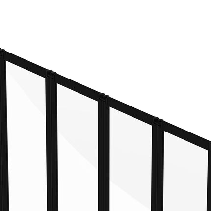 4 Panel Folding Over Bath Shower Screen