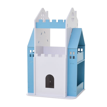 3-Tier Castle Kids Rotating Bookshelf