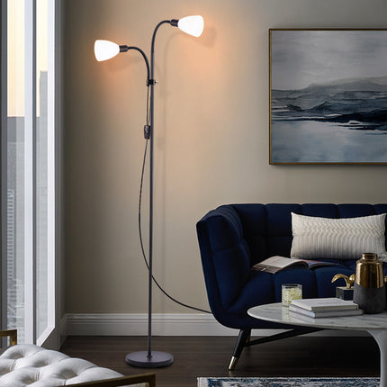 Modern 2 Head Standing Floor Lamp for Living Room