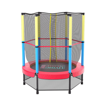 Outdoor Trampoline with High Enclosure Net