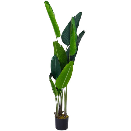 180cm Tall Artificial Banana Leaf Tree Faux Large Plants in Pot