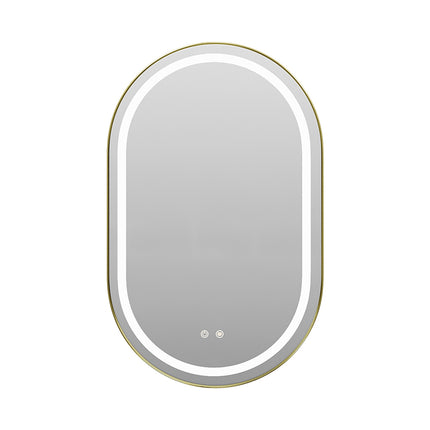 Wall Mounted Oval LED Bathroom Mirror